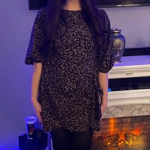 Vici faux wrap dress